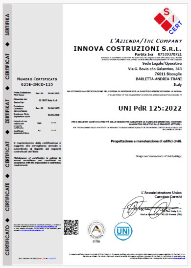 Certificazione Uni PDR 125/2022
